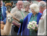 The King and Queen visit Brecon in Wales