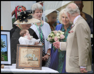 The King and Queen visit Brecon in Wales