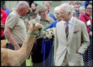 The King and Queen visit Brecon in Wales