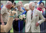 The King and Queen visit Brecon in Wales