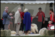 The King and Queen visit Brecon in Wales