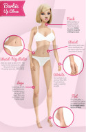 Barbie as a real woman in fight against eating disorders.           
