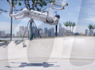 Robot dog is an acrobatic pet.                          