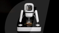 High tech coffee capsule machine has out of this world inspiration.                      