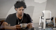 High tech coffee capsule machine has out of this world inspiration.                      