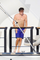 Leonardo DiCaprio and Tobey Maguire in St Tropez