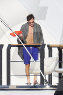 Leonardo DiCaprio and Tobey Maguire in St Tropez