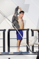 Leonardo DiCaprio and Tobey Maguire in St Tropez