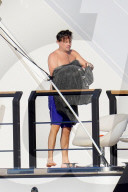 Leonardo DiCaprio and Tobey Maguire in St Tropez