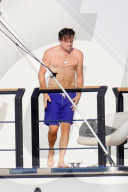 Leonardo DiCaprio and Tobey Maguire in St Tropez