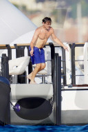 Leonardo DiCaprio and Tobey Maguire in St Tropez