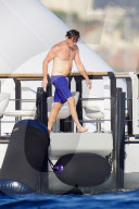 Leonardo DiCaprio and Tobey Maguire in St Tropez