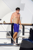 Leonardo DiCaprio and Tobey Maguire in St Tropez