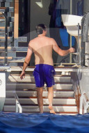 Leonardo DiCaprio and Tobey Maguire in St Tropez