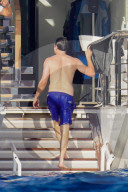 Leonardo DiCaprio and Tobey Maguire in St Tropez