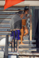 Leonardo DiCaprio and Tobey Maguire in St Tropez