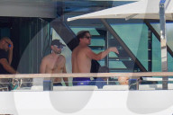 Leonardo DiCaprio and Tobey Maguire in St Tropez