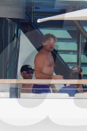 Leonardo DiCaprio and Tobey Maguire in St Tropez