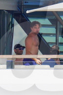 Leonardo DiCaprio and Tobey Maguire in St Tropez