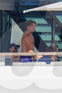 Leonardo DiCaprio and Tobey Maguire in St Tropez