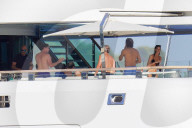 Leonardo DiCaprio and Tobey Maguire in St Tropez