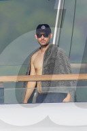 Leonardo DiCaprio and Tobey Maguire in St Tropez