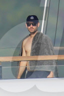 Leonardo DiCaprio and Tobey Maguire in St Tropez