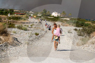 Wildfire rages across Greece's Rhodes island