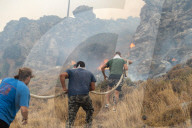 Wildfire rages across Greece's Rhodes island