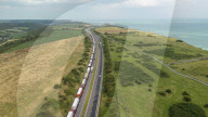 Operation Brock A20 to Dover in Kent, UK.