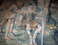 Restoration of 16th-century Derbyshire tapestries ends after 24 years at Hardwick Hall