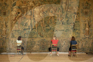 Restoration of 16th-century Derbyshire tapestries ends after 24 years at Hardwick Hall