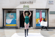 PETA protest outside Hermes, New Bond Street, London, UK
