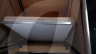 Flat bed accessory makes Musk Cybertruck ia mobile home.                                