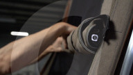 Flat bed accessory makes Musk Cybertruck ia mobile home.                                