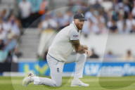 England v Australia 5th test match day one in London, UK.