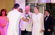 ROYALS -  Albert II. von Monaco und Prinzessin Charlene an der 74. Gala des Roten Kreuzes