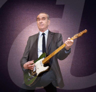 Francis Rossi of Status Quo 
At Bonham‚Äôs, London, Great Britain 
12th November 2019 
During a press view of Bonhams‚Äô Entertainment Memorabilia sale featuring his famous green Fender Telecaster guitar 
Francis Rossi and his green Fender Telecast