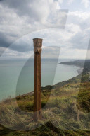 Mystery Totem Pole in Capel-Le-Ferne