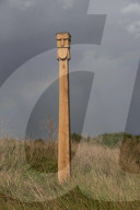 Mystery Totem Pole in Capel-Le-Ferne