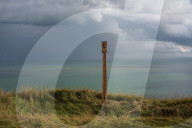 Mystery Totem Pole in Capel-Le-Ferne
