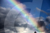 FEATURE - Regenbogen am Himmel über der Hauptstadt Bern