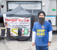 Prabhdeep Singh week long hunger strike over ULEZ expansion scheme 