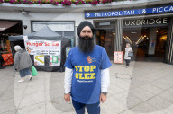 Prabhdeep Singh week long hunger strike over ULEZ expansion scheme 