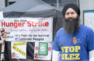 Prabhdeep Singh week long hunger strike over ULEZ expansion scheme 