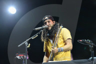 WALK OFF THE EARTH member  GIANNI NICASSIO entertain the folks at the Atlantic  Union Bank Pavilion in Portsmouth, Virginia on 2 August 2023.