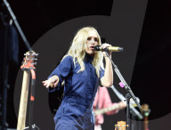WALK OFF THE EARTH member SARAH BLACKWOOD, entertain the folks at the Atlantic  Union Bank Pavilion in Portsmouth, Virginia on 2 August 2023.