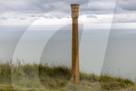 Mystery Sculpture Appears On Kent Cliff Top 
