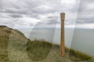 Mystery Sculpture Appears On Kent Cliff Top 
