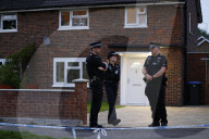 Woking murder scene